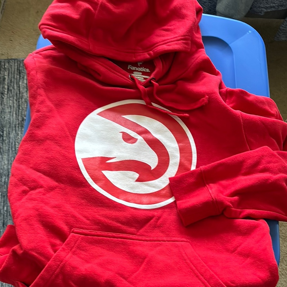 Fanatics Red Hoodie with Logo